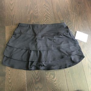 Athleta stripe swagger skort